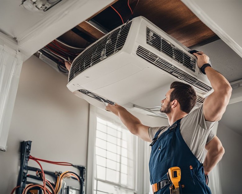 Indoor AC Unit Installation